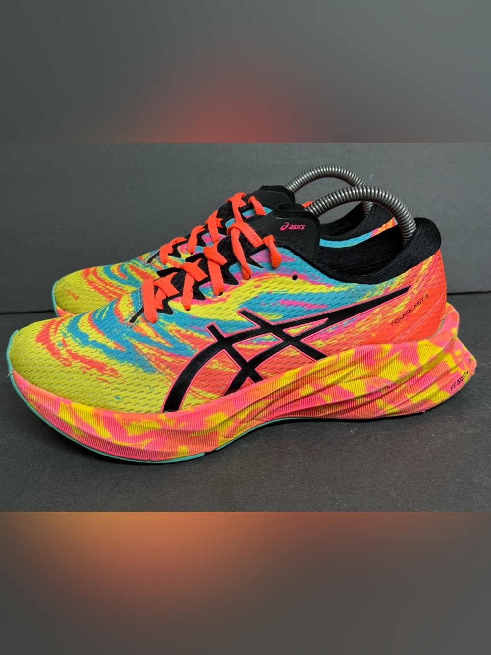 ASICS Novablast 3 Sneakers Multicolor Running Trainers Pro New Shoes Women’s 8.5